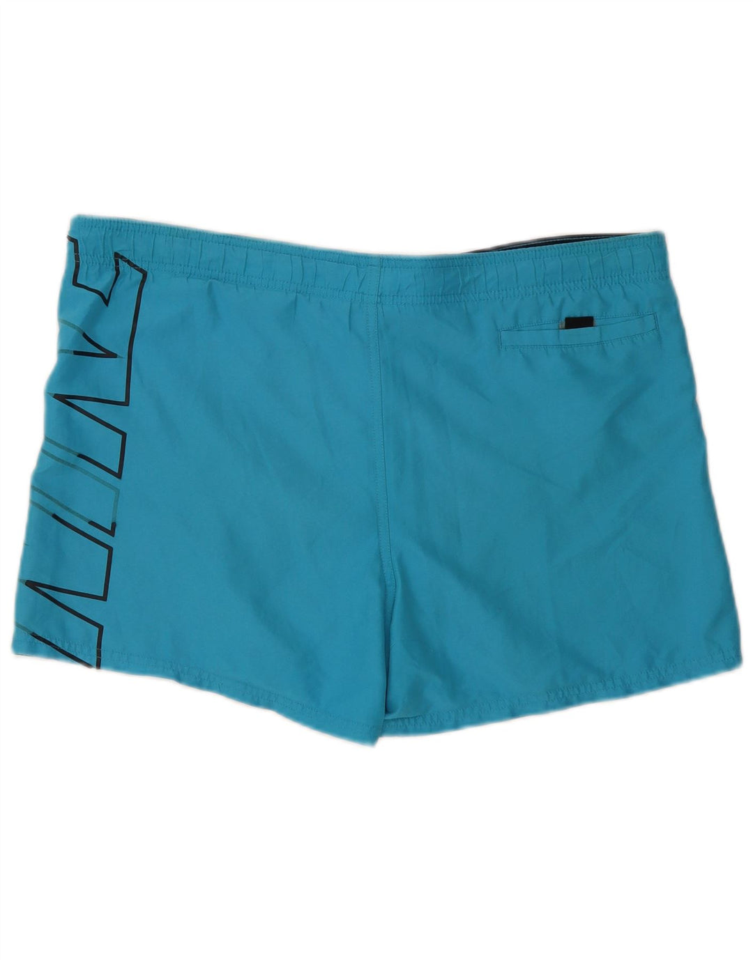 Nike Mens Graphic Swimming Shorts Large  Blue Polyester
