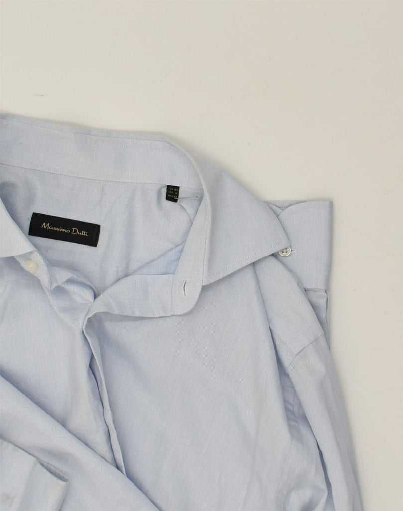 MASSIMO DUTTI Mens Shirt Size 43 Large Blue | Vintage Massimo Dutti | Thrift | Second-Hand Massimo Dutti | Used Clothing | Messina Hembry 