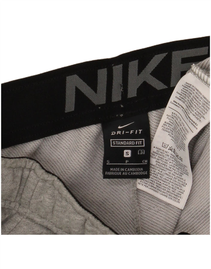 Nike Mens Dri Fit Tracksuit Trousers Joggers Small Grey Flecked