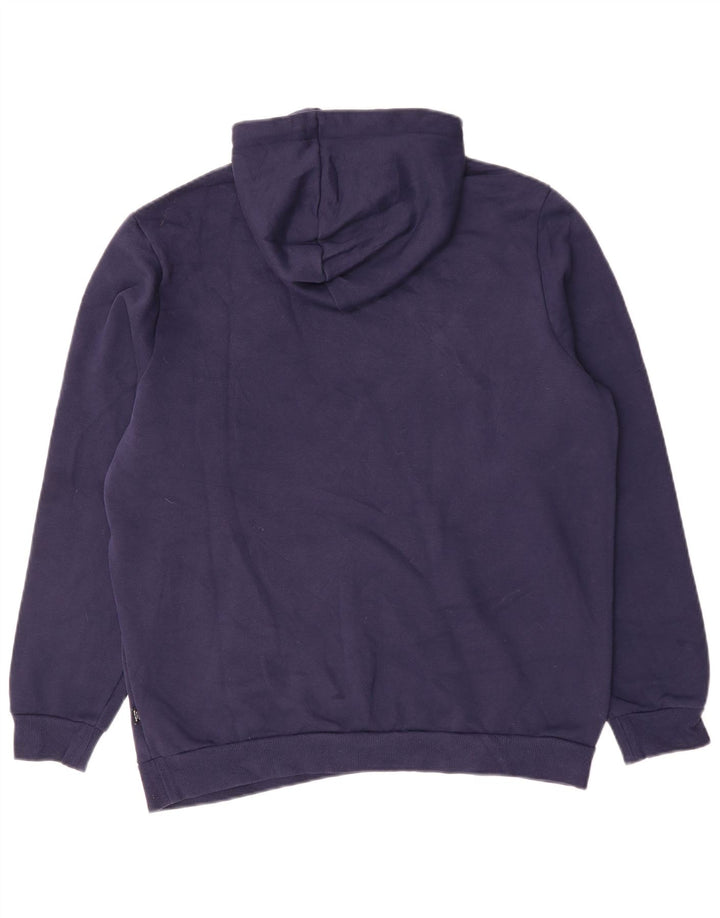 PUMA Mens Graphic Hoodie Jumper Large Navy Blue