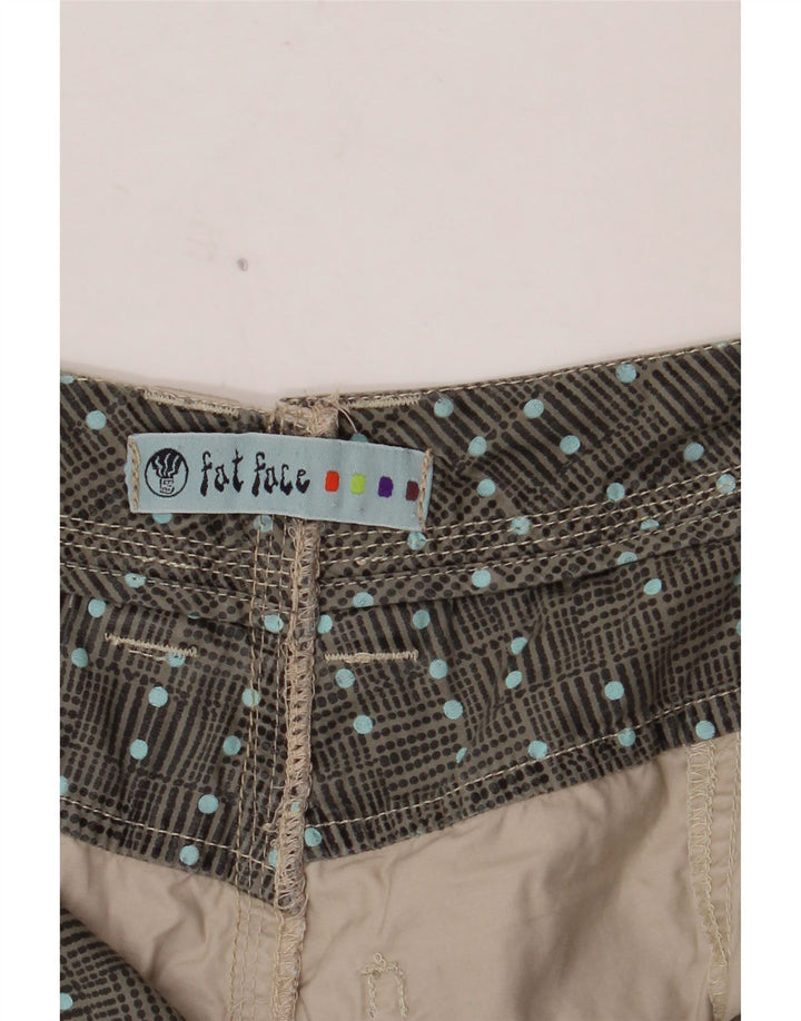 FAT FACE Mens Chino Shorts W34 Large Beige Cotton