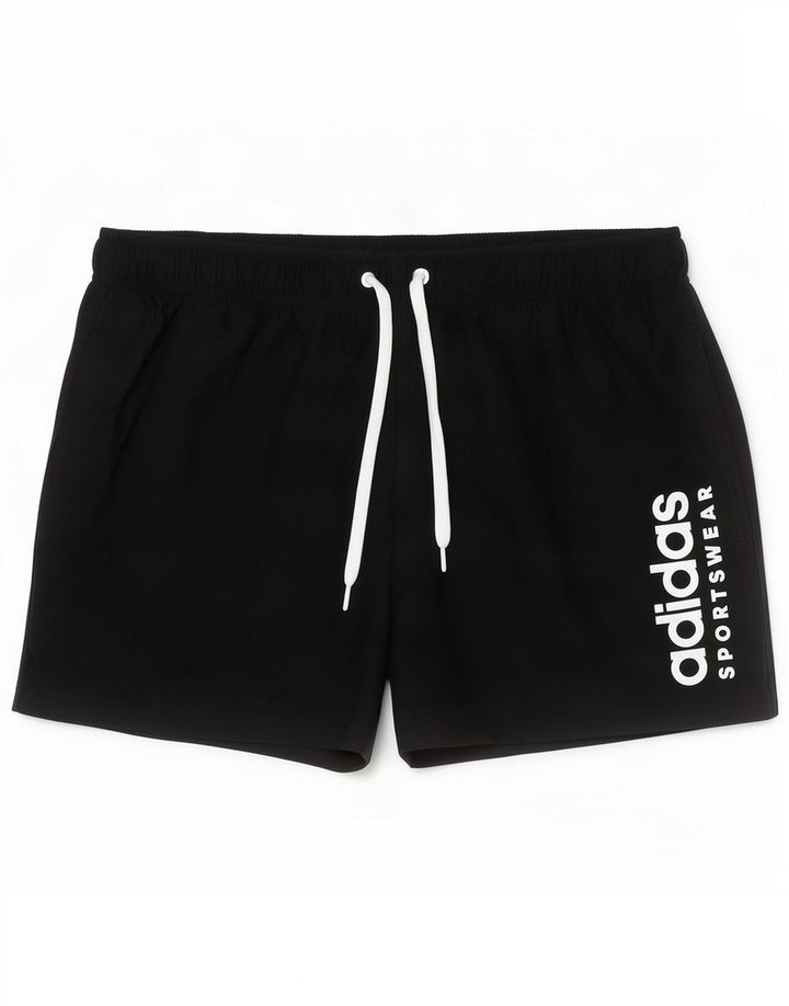 Adidas Mens Graphic Sport Shorts Medium Black Polyester