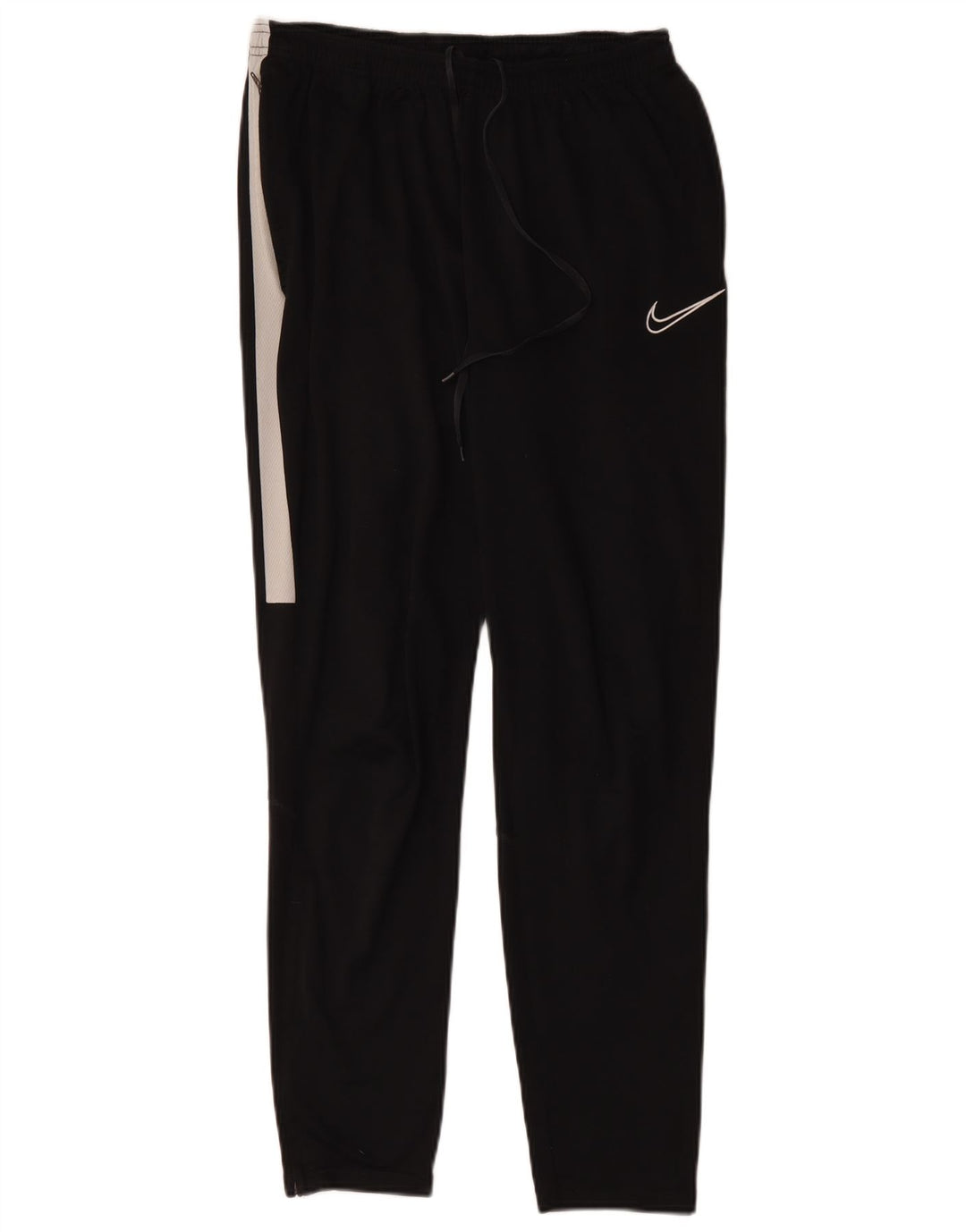 NIKE Mens Tracksuit Trousers Large  Black Colourblock Polyester