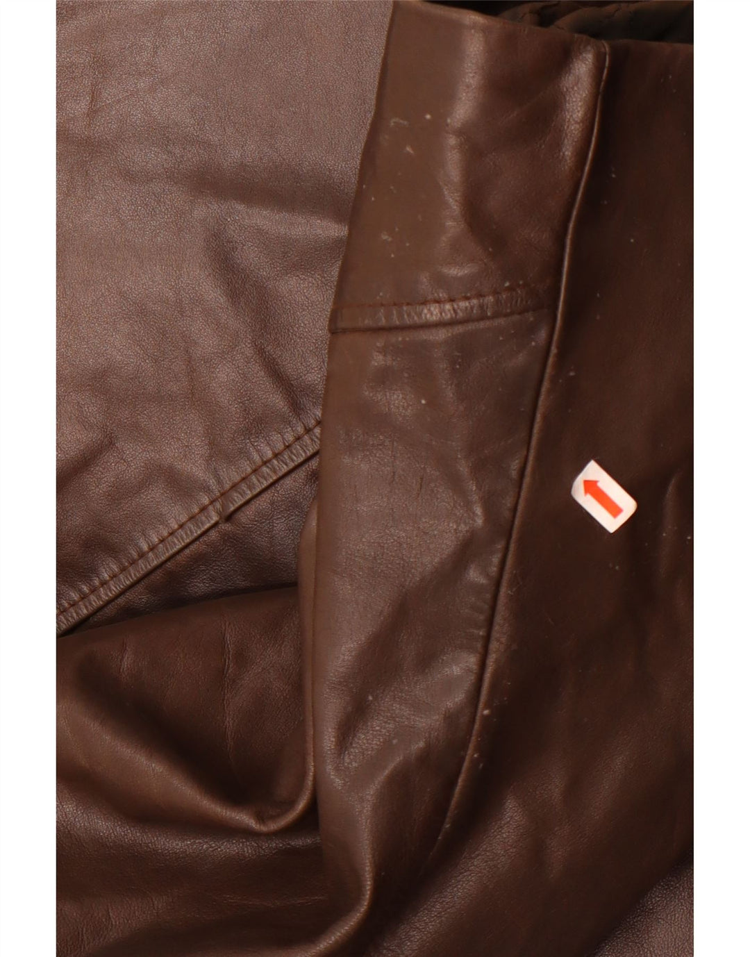Vintage Mens Leather Jacket UK 36 Small Brown