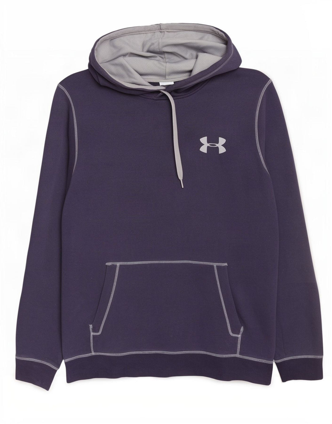 Under Armour Mens Hoodie Jumper Large Navy Blue Cotton