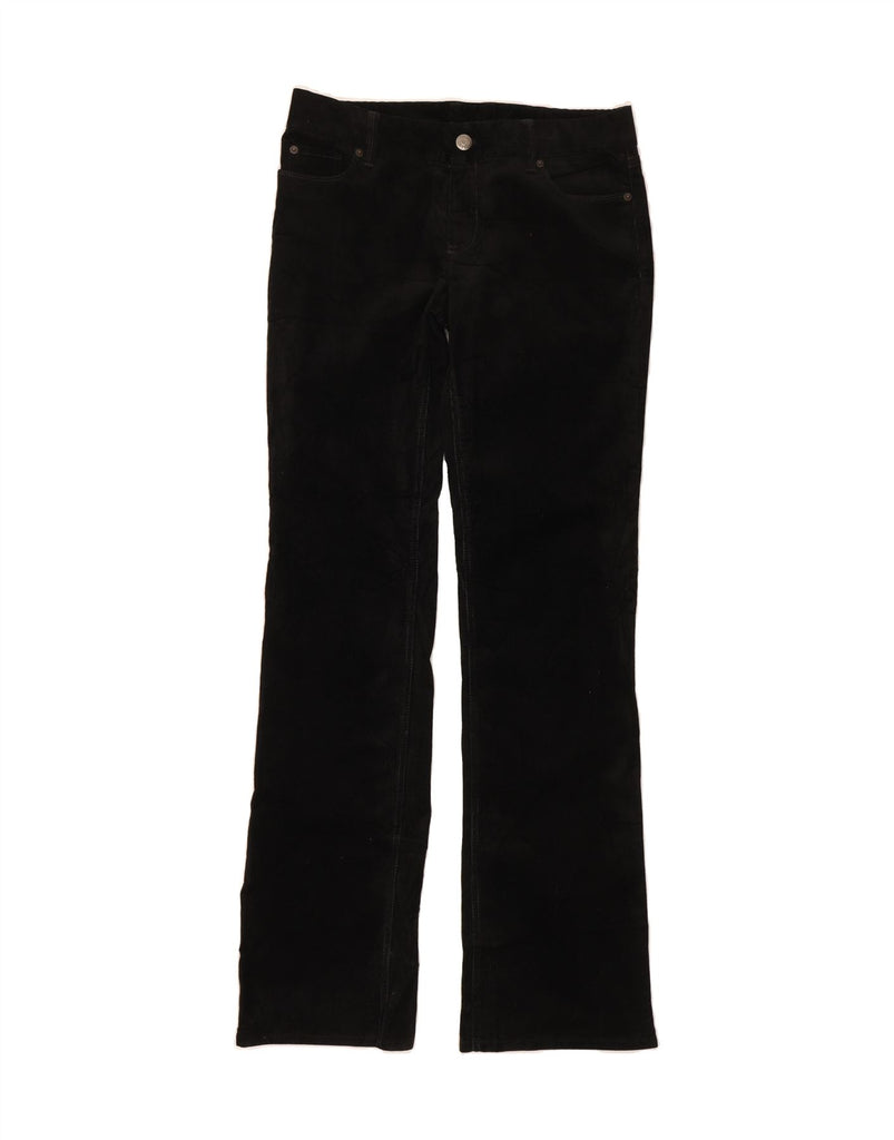 J. CREW Womens Bootcut Corduroy Trousers US 6 Medium W30 L34 Black Cotton Vintage J. Crew and Second-Hand J. Crew from Messina Hembry 