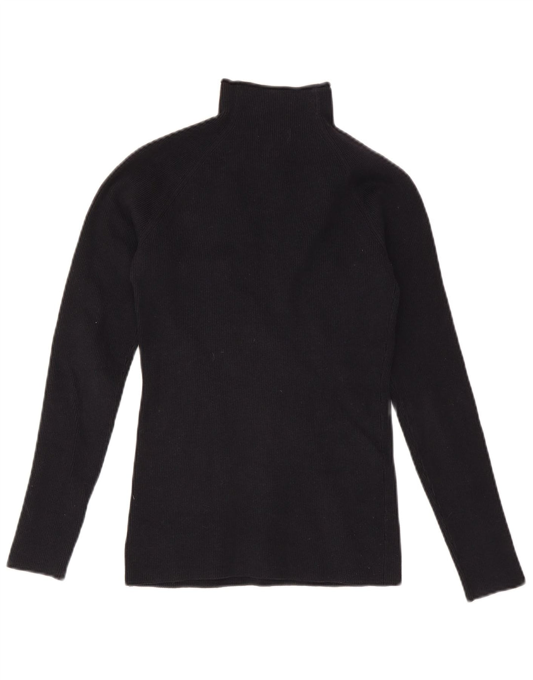 Orvis Womens Top Long Sleeve UK 6 XS Black Cotton