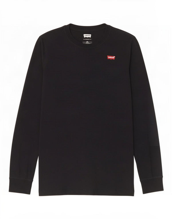 Levi's Boys Top Long Sleeve 15-16 Years Black Cotton