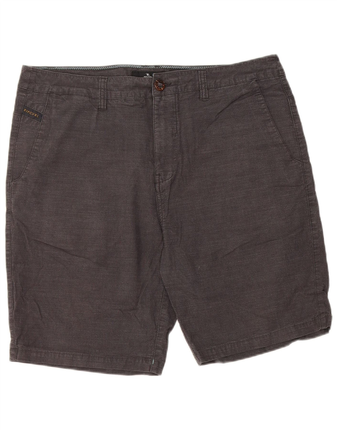 Rip Curl Mens Chino Shorts W34 Large Grey Cotton