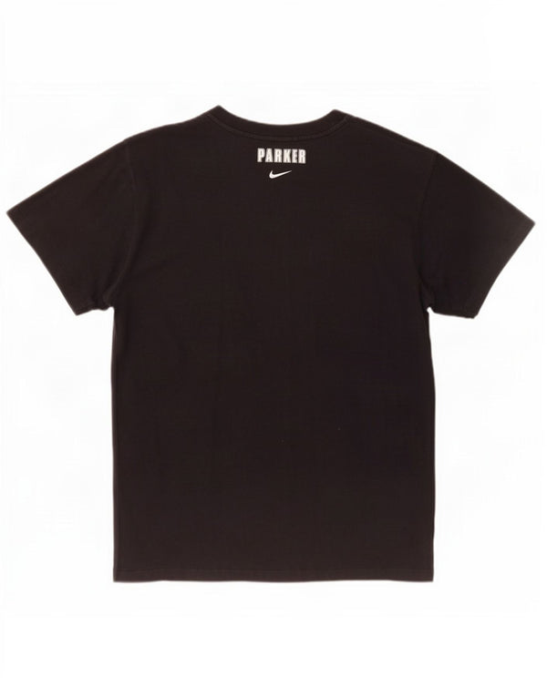 Nike Mens Parker Graphic T-Shirt Top UK 42/44 Large Black Cotton