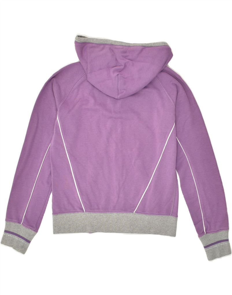 CHAMPION Womens Heritage Classics Zip Hoodie Sweater UK 14 Medium Purple | Vintage Champion | Thrift | Second-Hand Champion | Used Clothing | Messina Hembry 