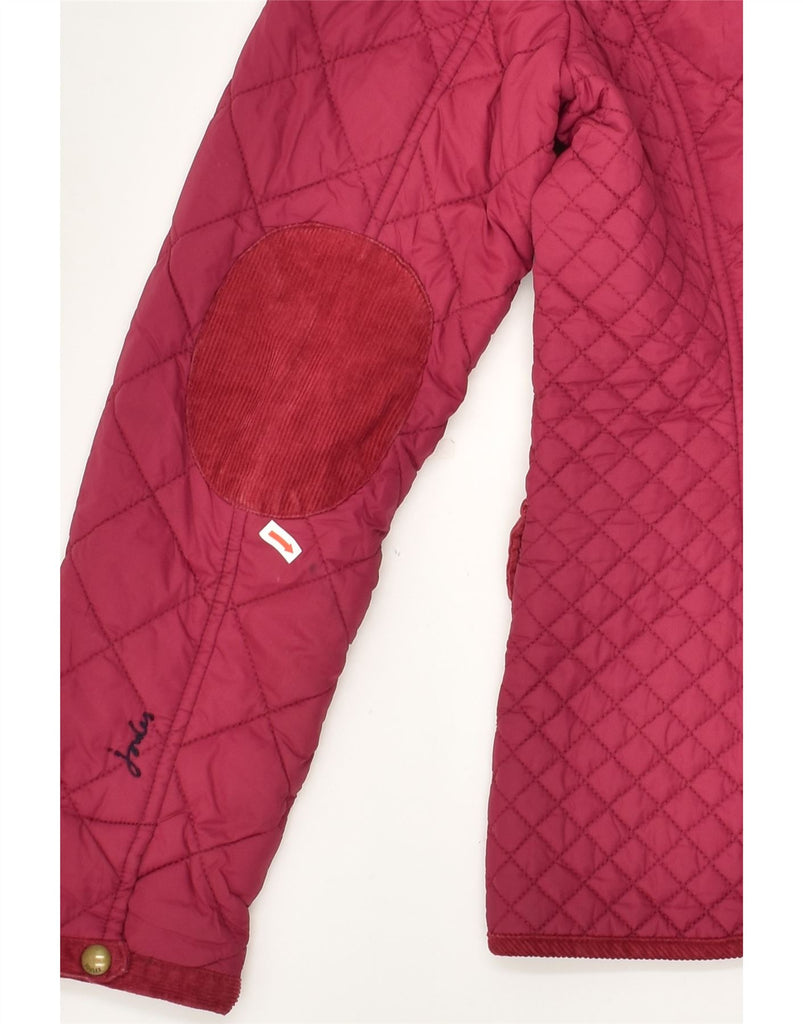 JOULES Womens Quilted Jacket UK 14 Large Pink Polyamide | Vintage Joules | Thrift | Second-Hand Joules | Used Clothing | Messina Hembry 