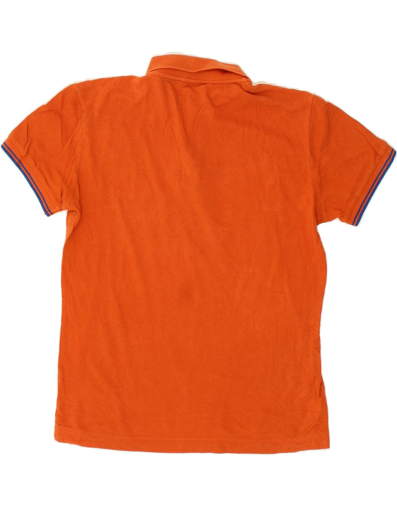 CALVIN KLEIN Mens Polo Shirt Medium Orange | Vintage Calvin Klein | Thrift | Second-Hand Calvin Klein | Used Clothing | Messina Hembry 