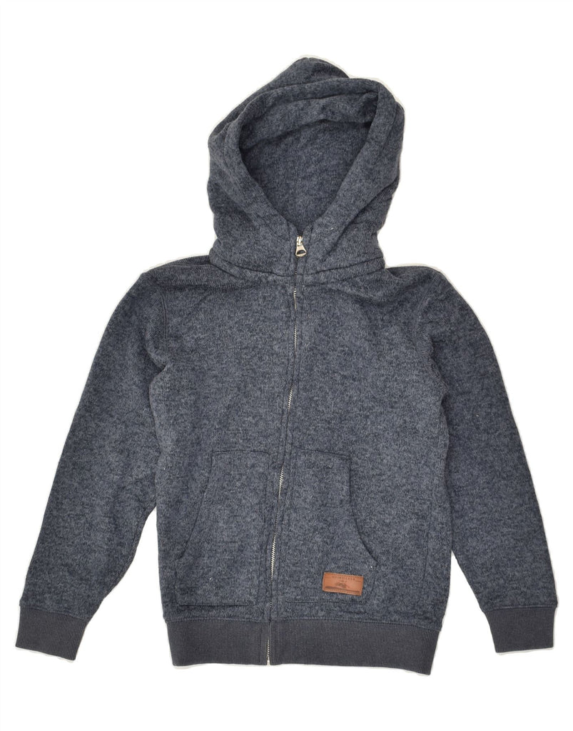 QUIKSILVER Boys Zip Hoodie Sweater 9-10 Years Small  Navy Blue Flecked | Vintage Quiksilver | Thrift | Second-Hand Quiksilver | Used Clothing | Messina Hembry 