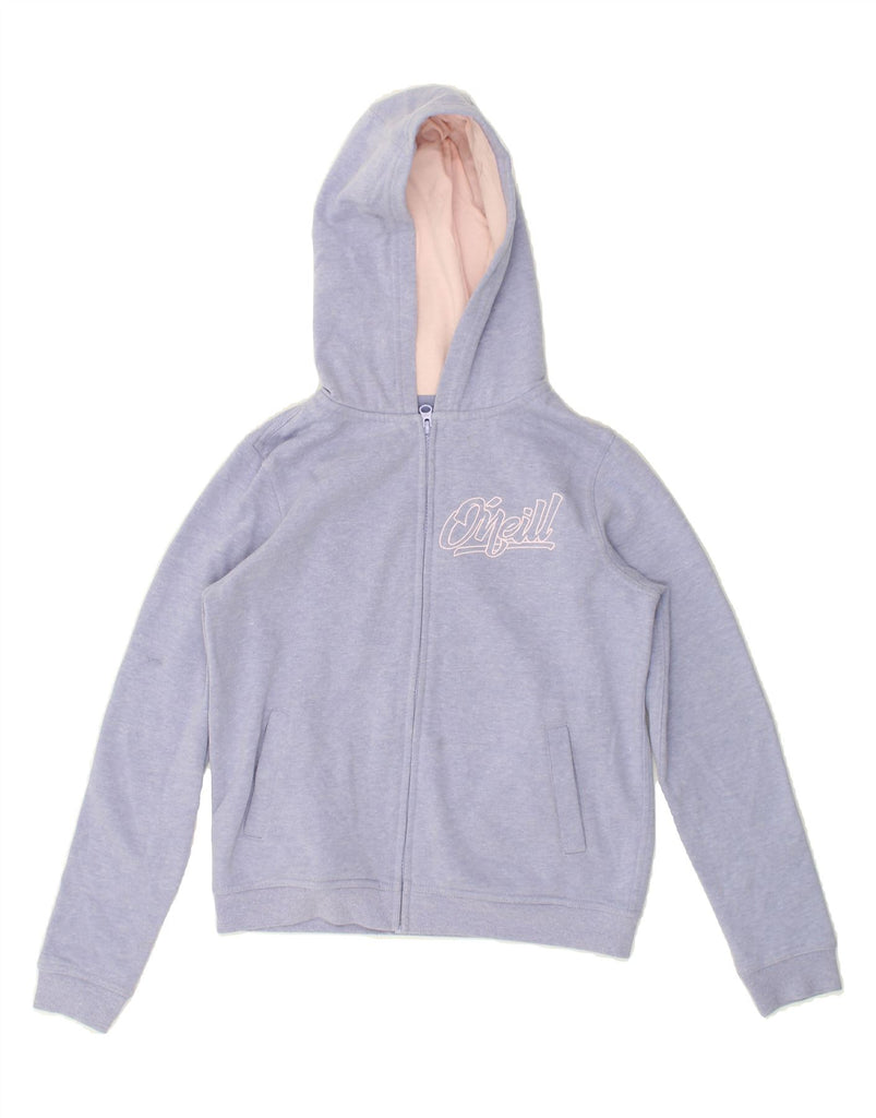 O'NEILL Girls Zip Hoodie Sweater 15-16 Years XL  Blue Cotton | Vintage O'Neill | Thrift | Second-Hand O'Neill | Used Clothing | Messina Hembry 