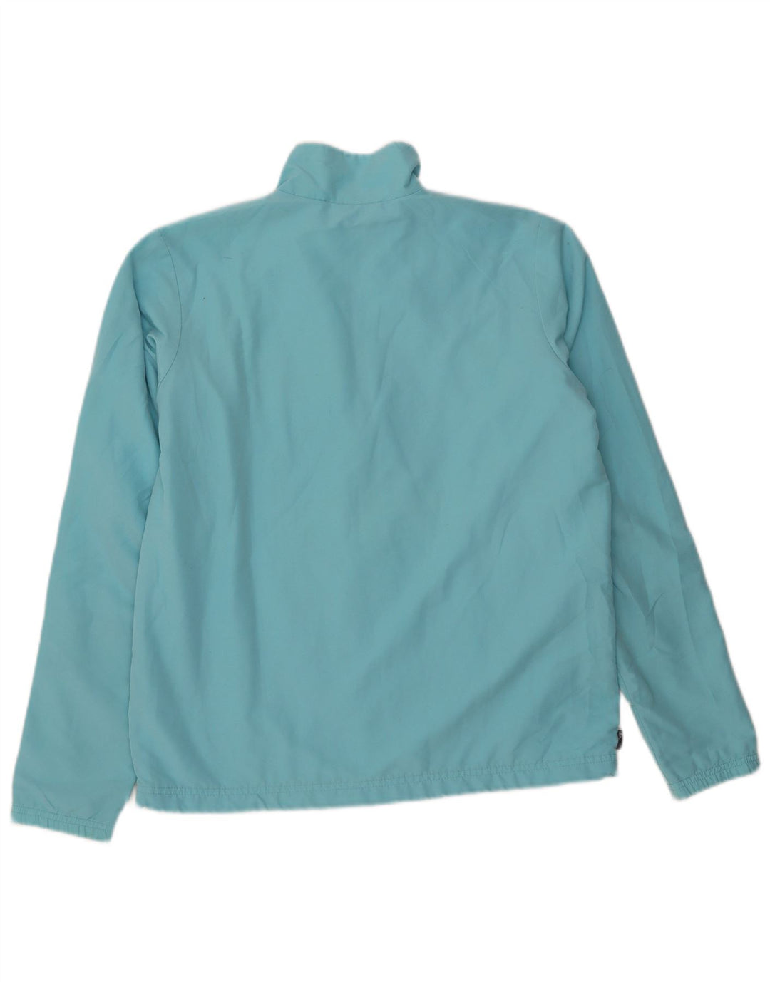 Adidas Womens Tracksuit Top Jacket UK 14 Large Blue Polyester