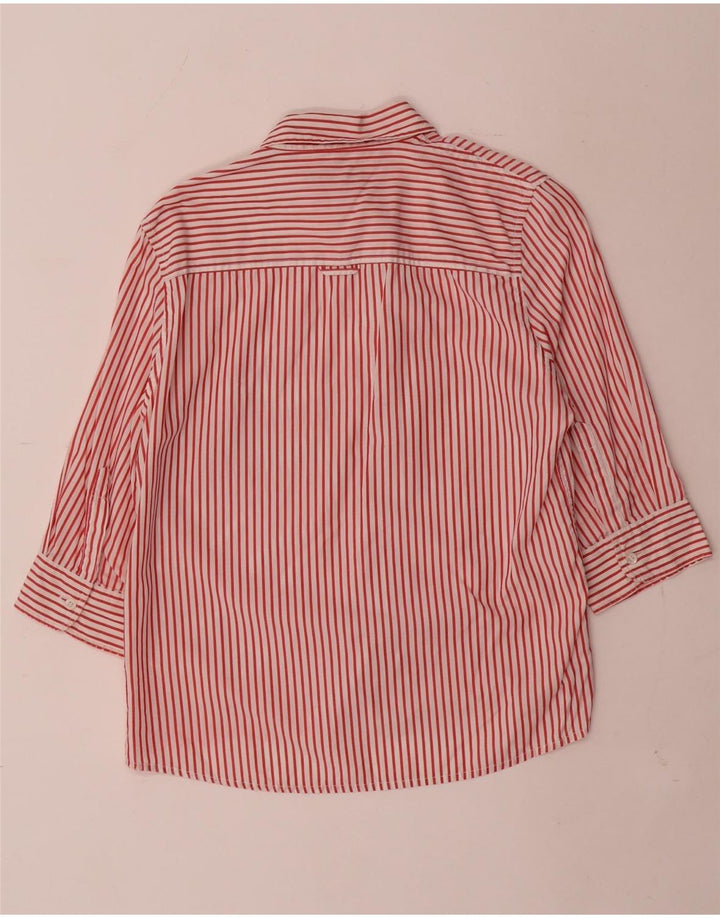 Marina Yachting Womens Shirt UK 14 Large Red Striped