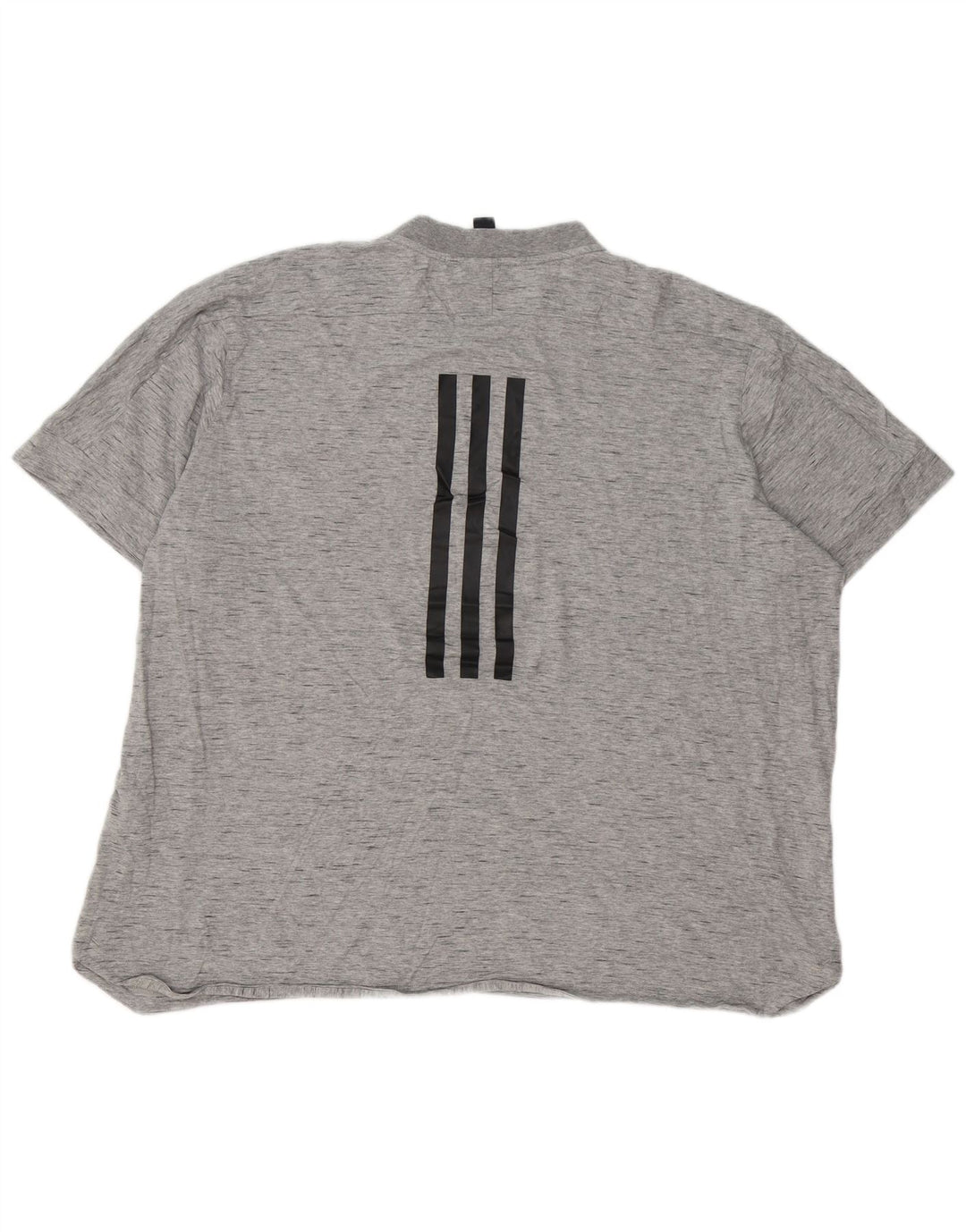 Adidas Mens T-Shirt Top 2XL Grey Flecked Cotton