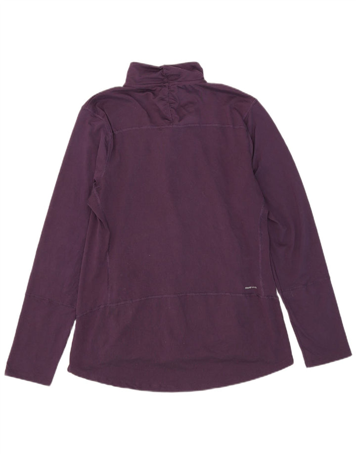 Champion Womens Tracksuit Top Jacket UK 18 XL Purple