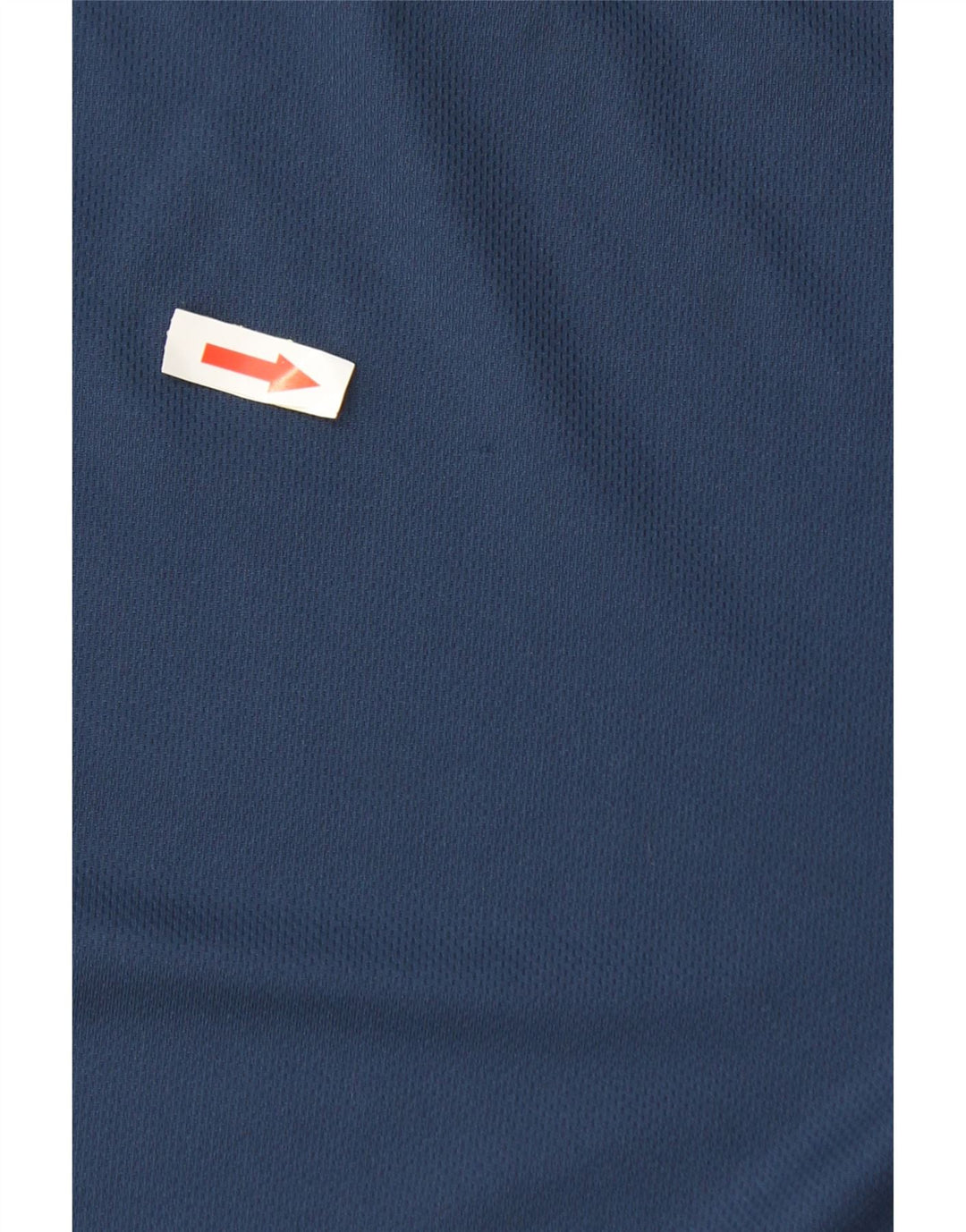 Nike Mens Dri Fit T-Shirt Top Large Navy Blue Colourblock Polyester