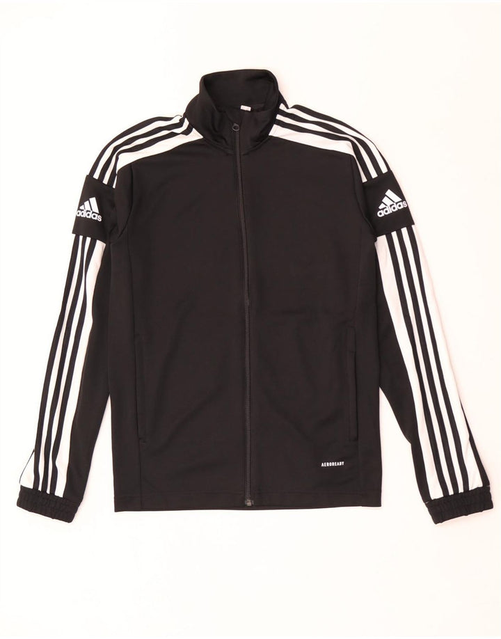 Adidas Mens Aeroready Tracksuit Top Jacket Small Black Polyester