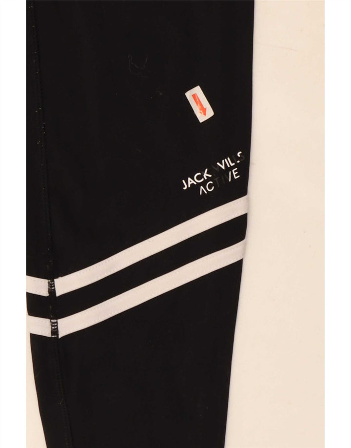 Jack Wills Womens Leggings UK 12 Medium Black