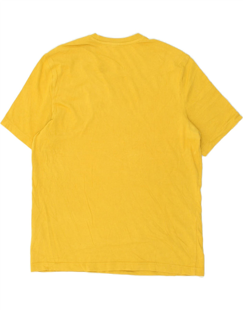 REEBOK Mens Graphic T-Shirt Top Medium Yellow Cotton | Vintage Reebok | Thrift | Second-Hand Reebok | Used Clothing | Messina Hembry 