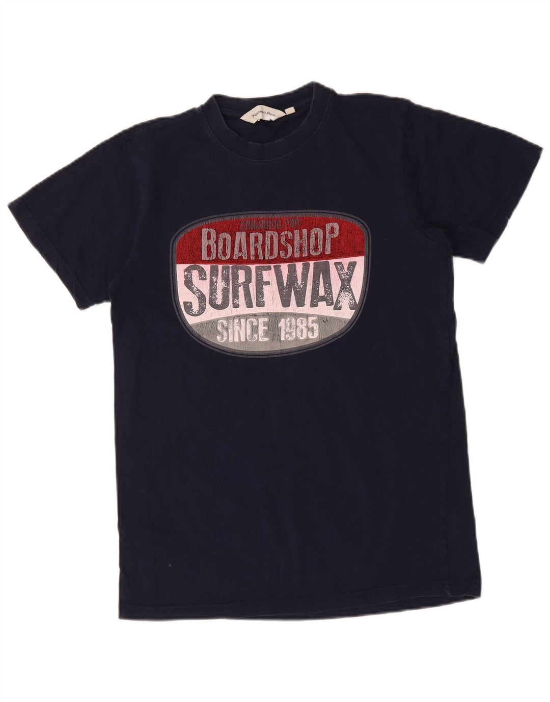 KANGAROO POO Mens Graphic T-Shirt Top Small Navy Blue Cotton