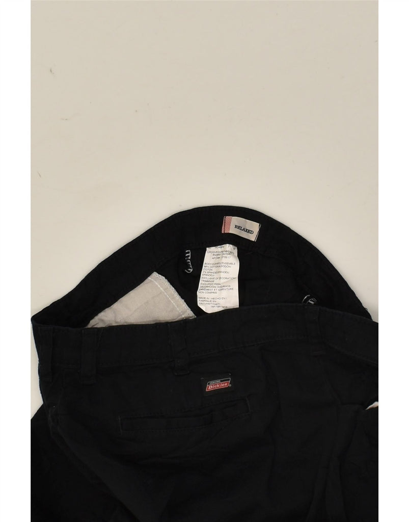 DICKIES Womens Relaxed Fit Chino Trousers US 16 2XL W36 L26 Black Cotton | Vintage Dickies | Thrift | Second-Hand Dickies | Used Clothing | Messina Hembry 