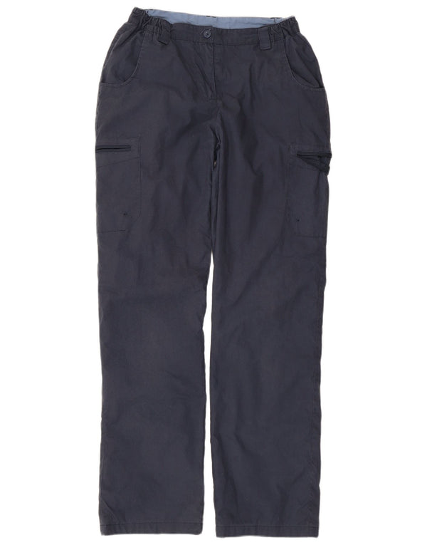 Mountain Warehouse Womens Cargo Trousers UK 8 Small W28 L31 Navy Blue