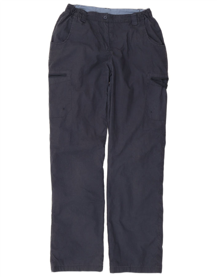 Mountain Warehouse Womens Cargo Trousers UK 8 Small W28 L31 Navy Blue