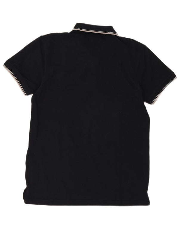Renato Balestra Mens Polo Shirt Large Black Cotton