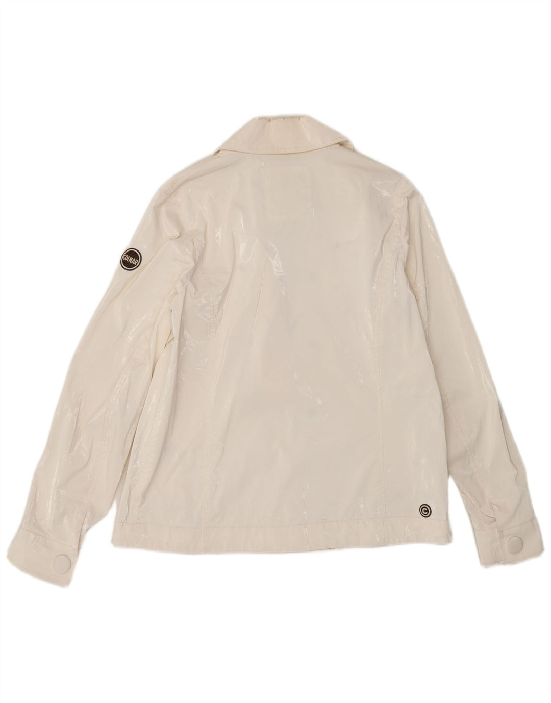 COLMAR Womens Double Breasted Bomber Jacket EU 42 Large White