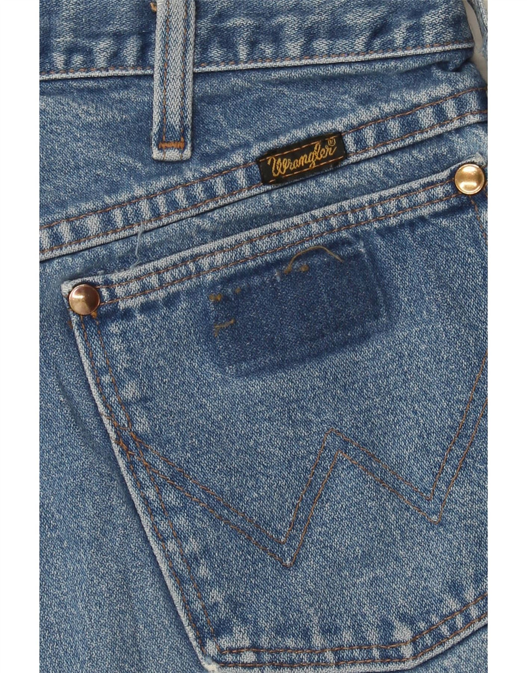 WRANGLER Womens Denim Shorts W30 Medium Blue Vintage Wrangler and Second-Hand Wrangler from Messina Hembry 