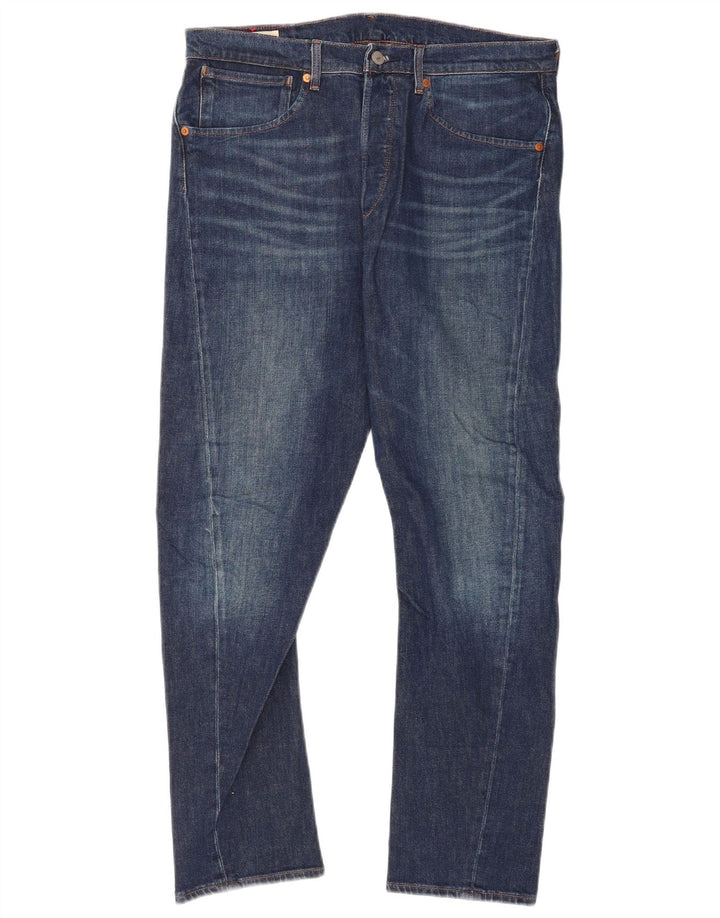 Levi's Mens 502 Tapered Jeans W33 L29 Blue Cotton