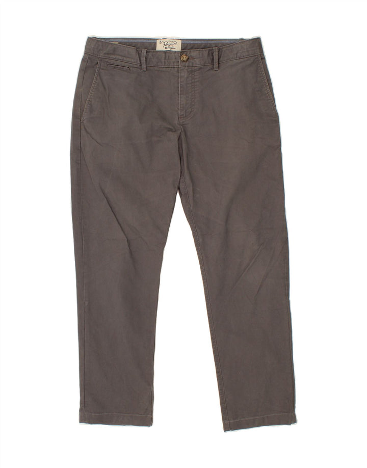 PENGUIN Mens Straight Chino Trousers W30 L33 Grey Cotton Vintage Penguin and Second-Hand Penguin from Messina Hembry 