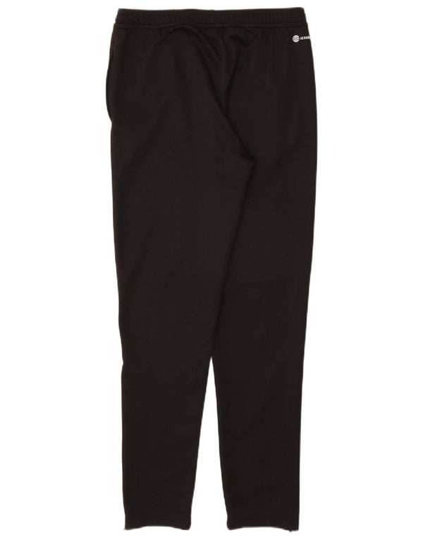 ADIDAS Boys Aeroready Tracksuit Trousers 13-14 Years  Black Polyester