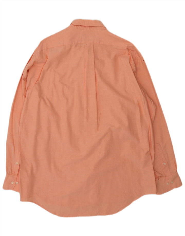 CHAPS Mens Shirt Size 17 17 1/2 XL Pink Cotton Vintage Chaps and Second-Hand Chaps from Messina Hembry 