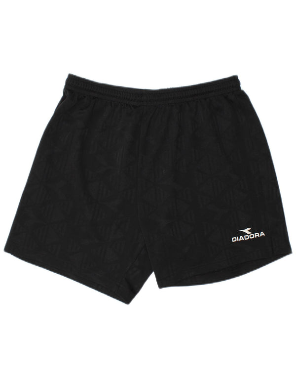 Diadora Mens Sport Shorts XL  Black Geometric