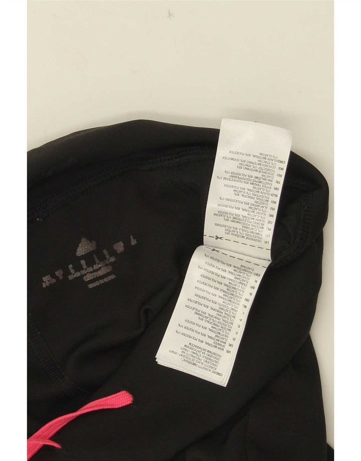 Adidas Womens Climalite Leggings UK 8/10 Small  Black Polyester