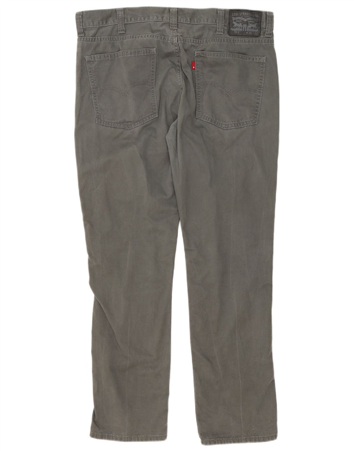 Levi's Mens 511 Slim Casual Trousers W38 L32 Grey Cotton