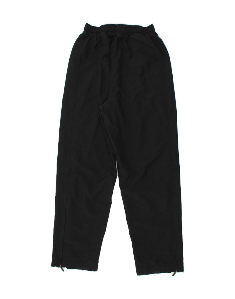 ADIDAS Womens Tracksuit Trousers UK 12 Medium Black Polyester | Vintage Adidas | Thrift | Second-Hand Adidas | Used Clothing | Messina Hembry 