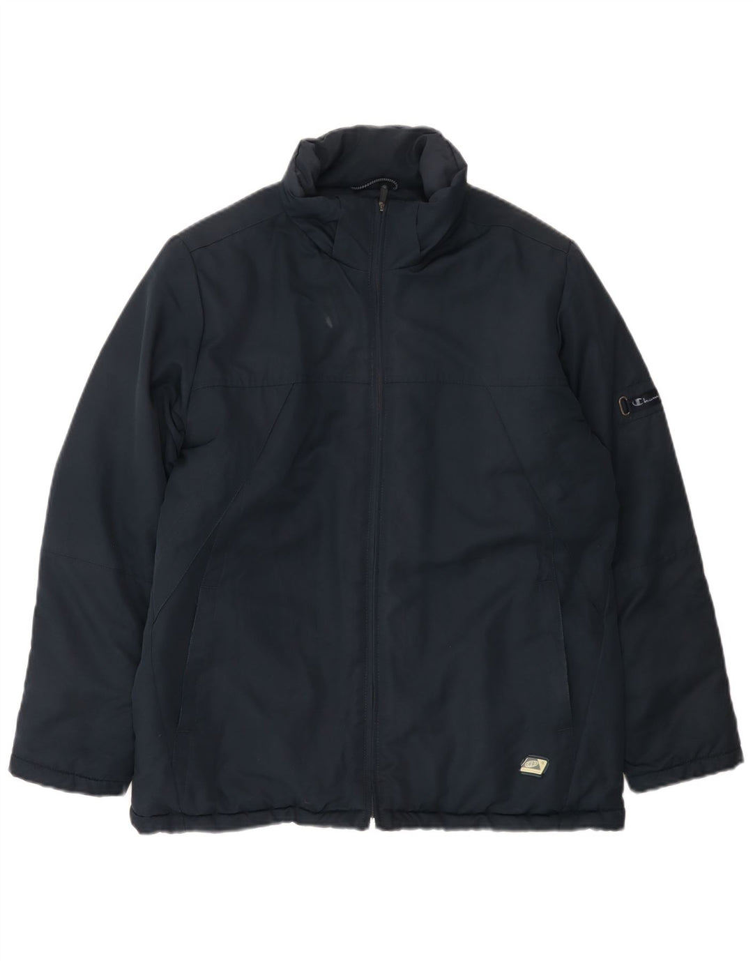 Champion Mens Windbreaker Jacket UK 36 Small Navy Blue Polyester