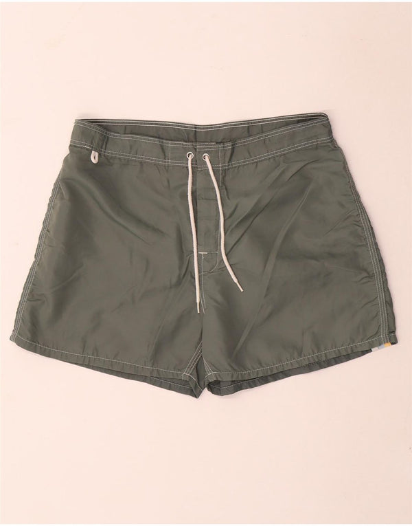 Sundek Mens Swimming Shorts Medium  Grey Nylon