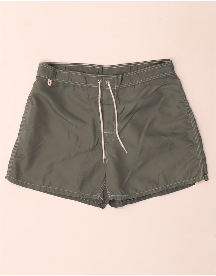 Sundek Mens Swimming Shorts Medium  Grey Nylon