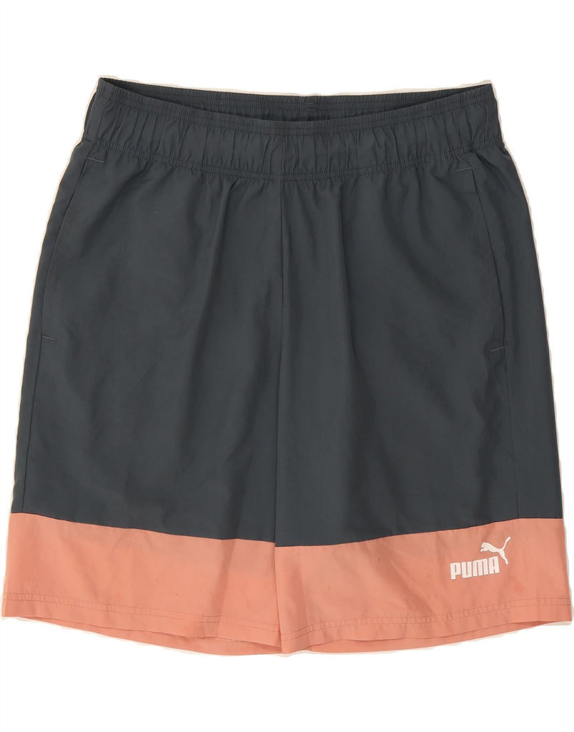 PUMA Mens Swimming Shorts XL  Grey Colourblock Polyester Vintage Puma and Second-Hand Puma from Messina Hembry 