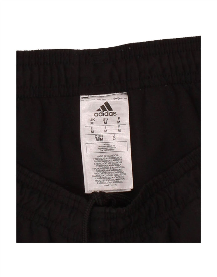 ADIDAS Mens Tracksuit Trousers Joggers Medium  Black Polyester