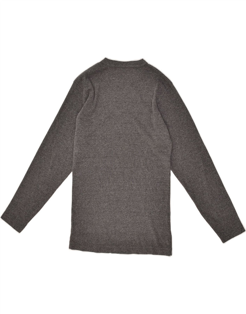 WRANGLER Womens Top Long Sleeve UK 8 Small Grey Cotton Vintage Wrangler and Second-Hand Wrangler from Messina Hembry 