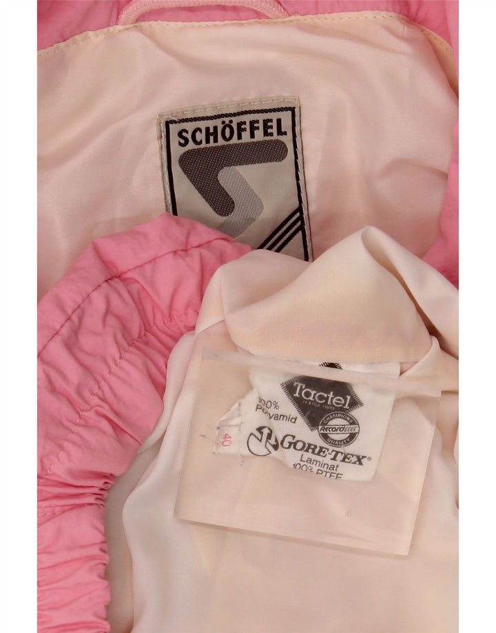 SCHOFFEL Womens Oversized Anorak Jacket EU 40 Medium Pink Polyamide