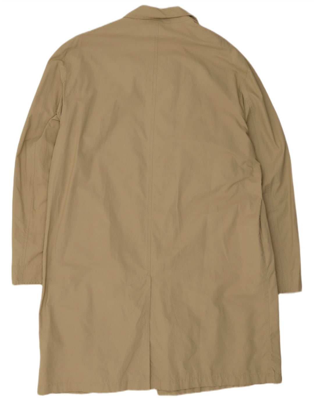 Aquascutum Mens Trench Coat IT 50 Large Beige Polyamide